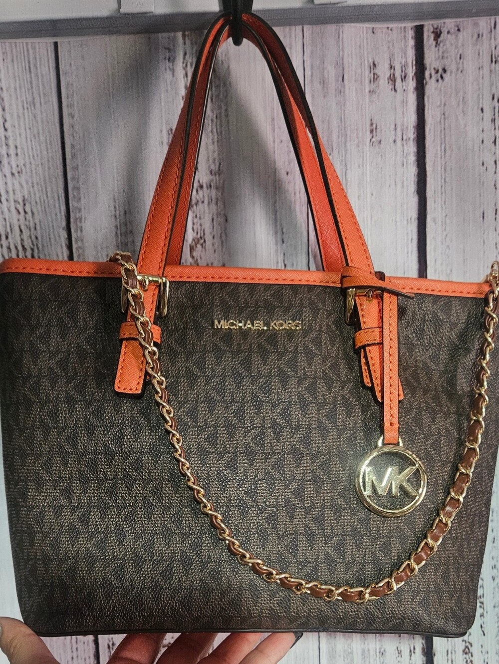 Michael Kors Jet Set Travel Extra-Small tote Bag - Picture 5 of 12